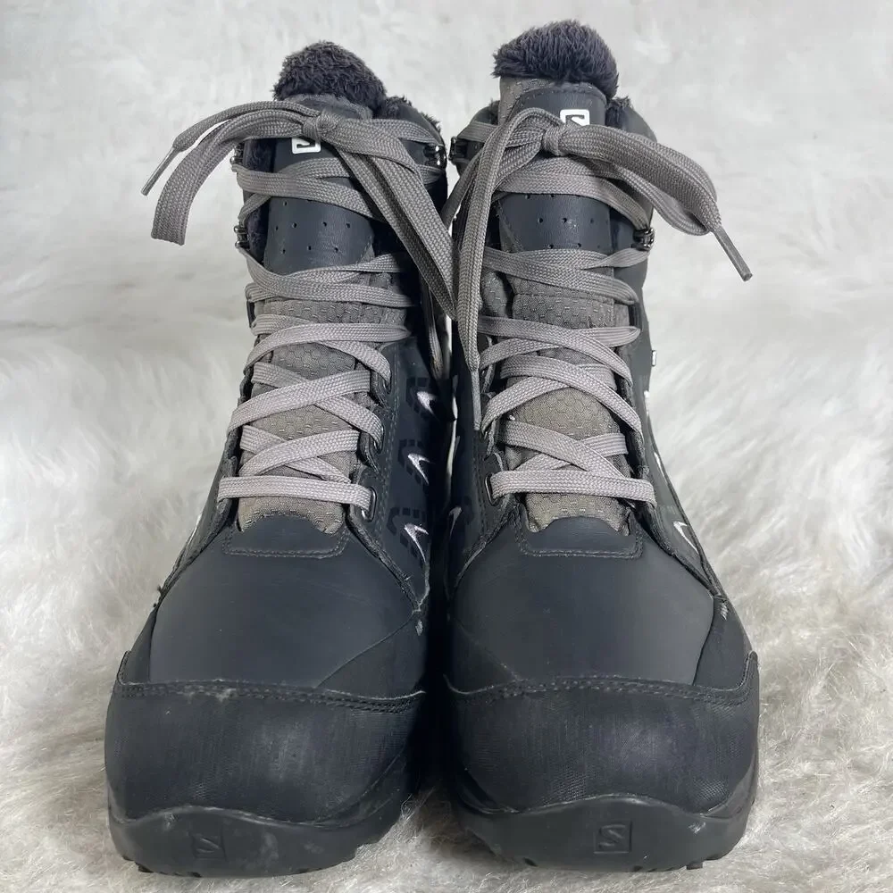 Salomon Kaipo CS WP 2 Winter Boots Women’s 10 Gray Waterproof Climatherm